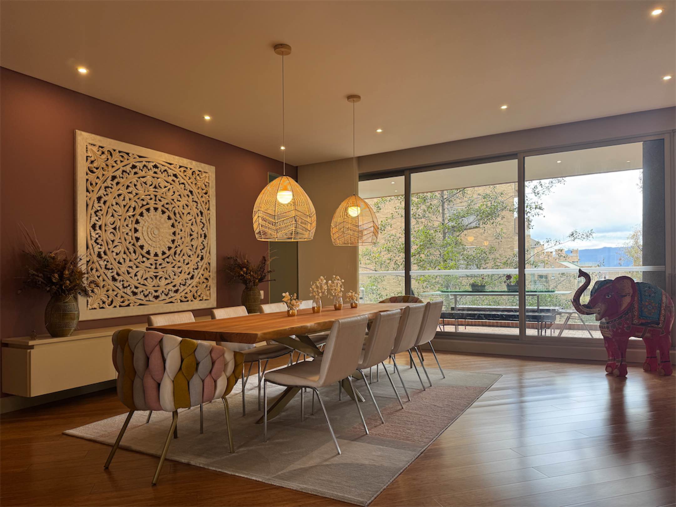 Lindo apartamento remodelado de 415m2 con 2 terrazas, en Montereserva
